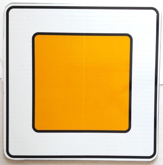 Чехол на квадратный дорожный знак